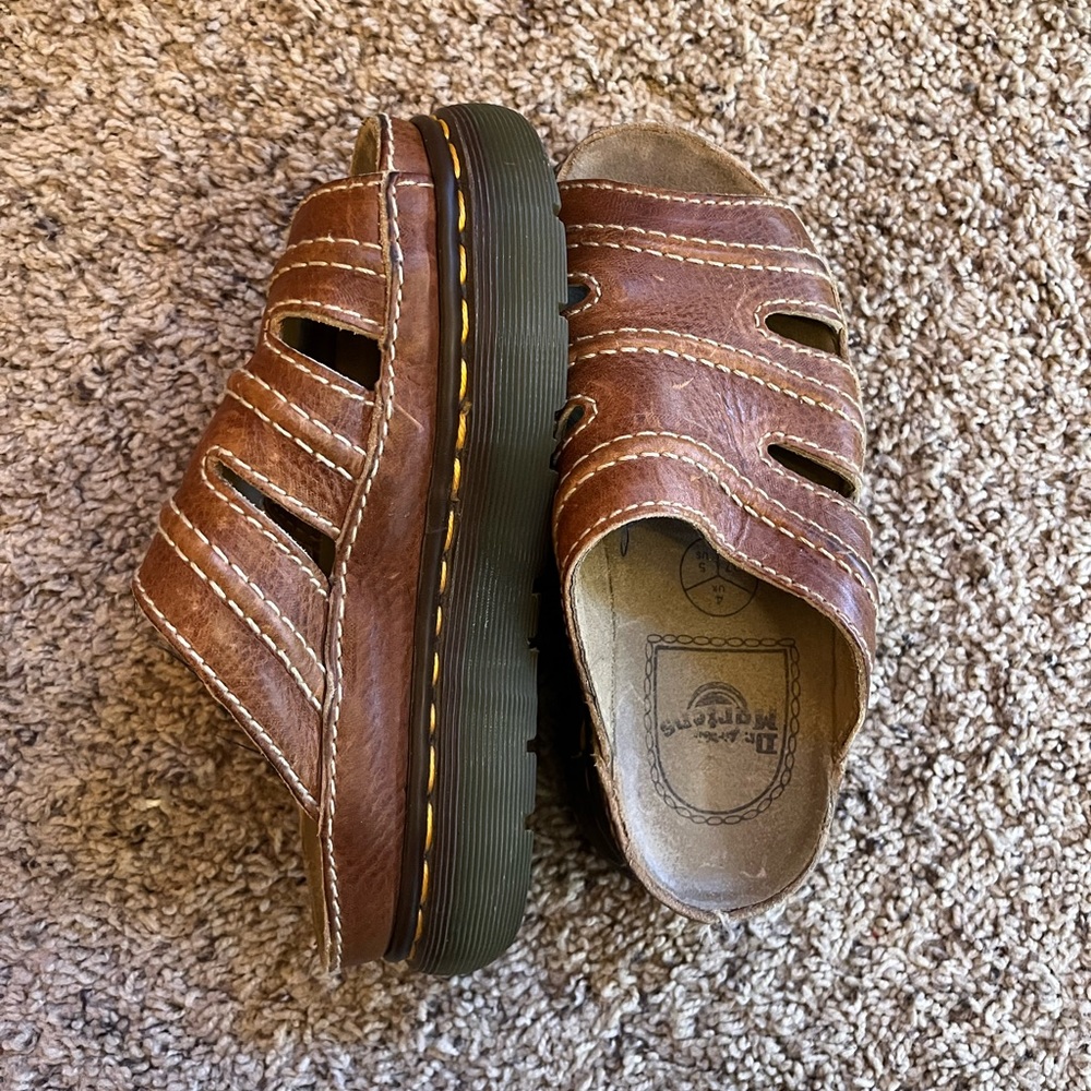 Vintage Platform Doc Marten Sandals
